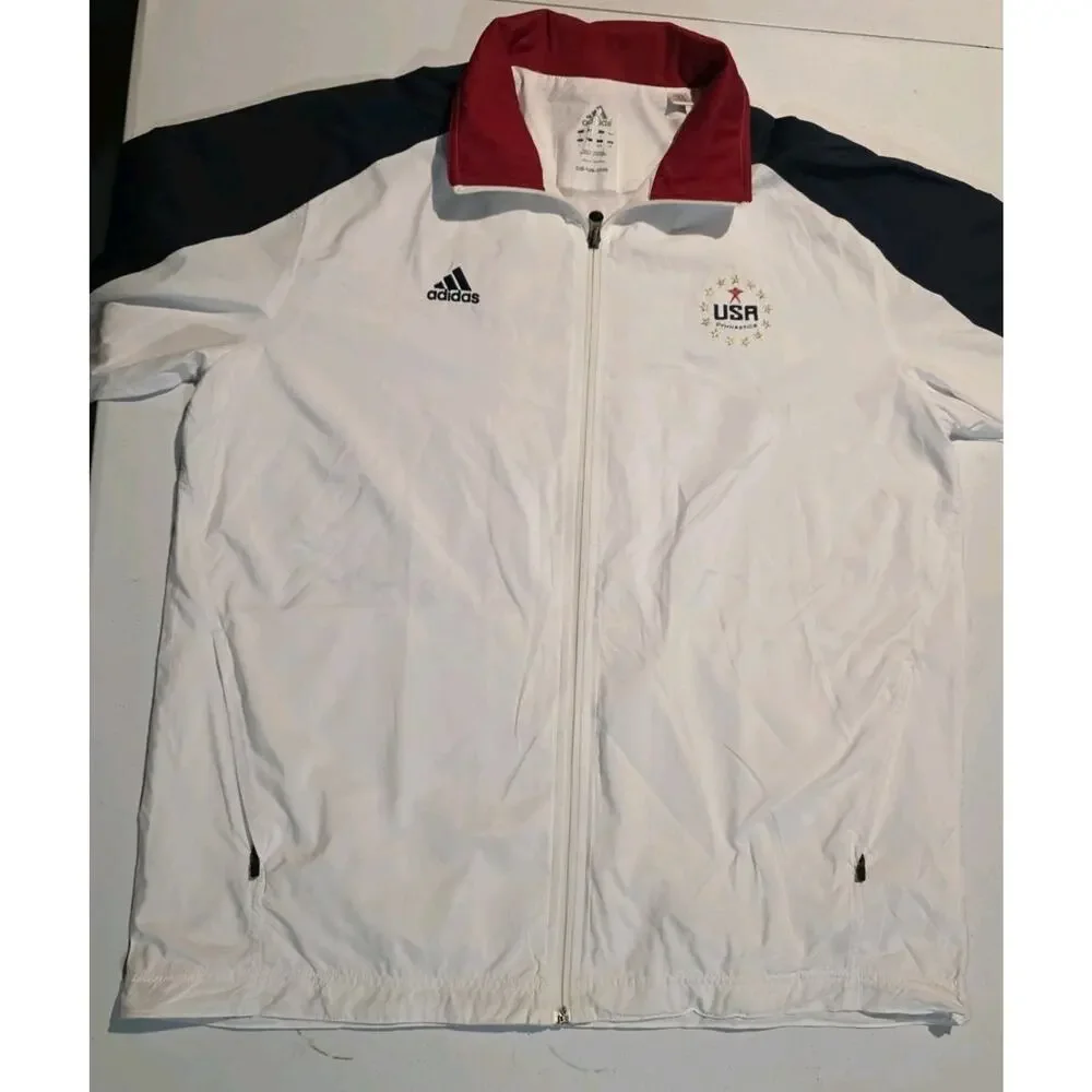 ADIDAS USA Gymnastics National Team 2012 Olympic Jacket. Size Adult Large